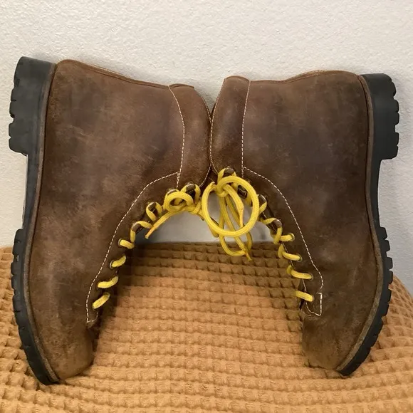 VTG Asolo Vintage Mountaineering Ridge Boots Mens US Sz 9 D Hiking Brown Leather