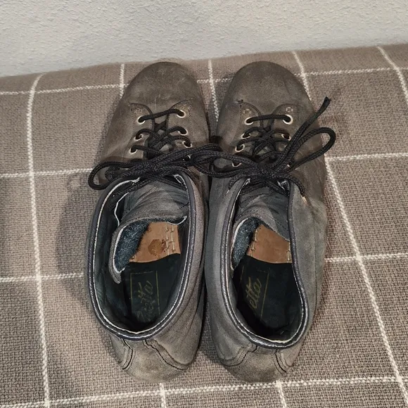 Vtg Pivetta Italian Leather Hiking Boots Vibram Sole