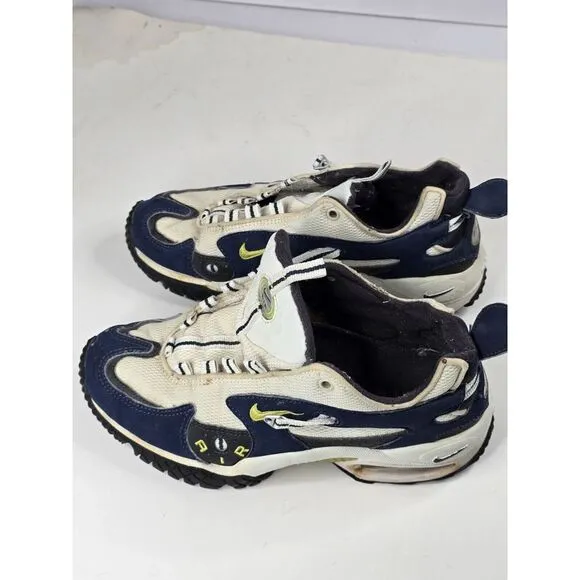 Vtg Rare Nike Air‎ 980406 Basketball Shoes Mens Size 8.5 174145 No Laces Sports