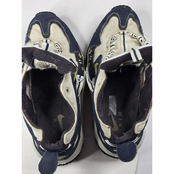 Vtg Rare Nike Air‎ 980406 Basketball Shoes Mens Size 8.5 174145 No Laces Sports