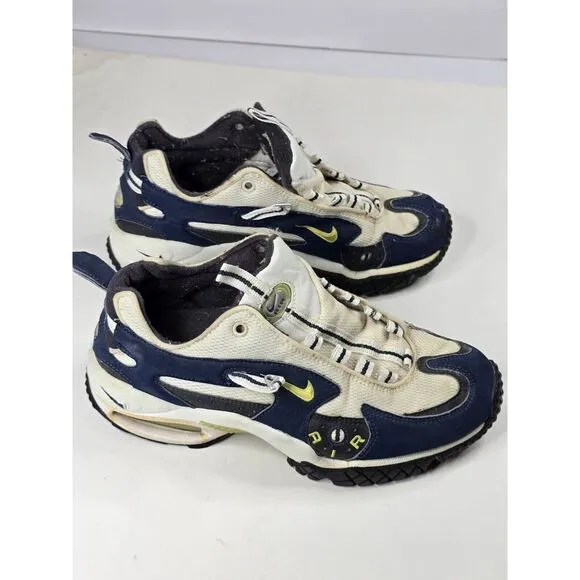 Vtg Rare Nike Air‎ 980406 Basketball Shoes Mens Size 8.5 174145 No Laces Sports