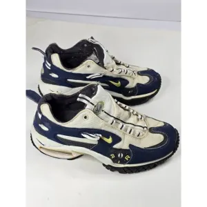 Vtg Rare Nike Air‎ 980406 Basketball Shoes Mens Size 8.5 174145 No Laces Sports
