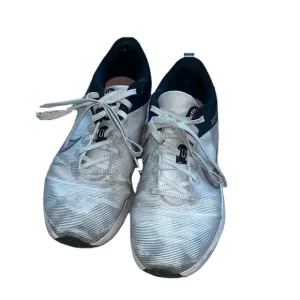 well worn nike running shoes