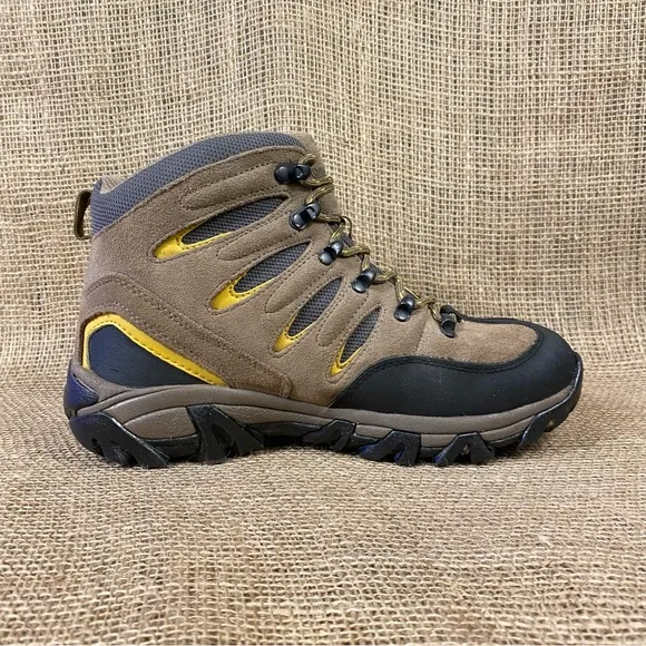 Wolverine Boots Midcut Hiking Brown   Leather Waterproof Huck Size 7M