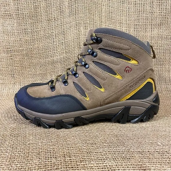 Wolverine Boots Midcut Hiking Brown   Leather Waterproof Huck Size 7M