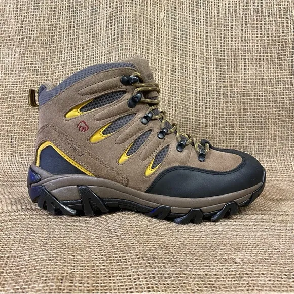 Wolverine Boots Midcut Hiking Brown   Leather Waterproof Huck Size 7M