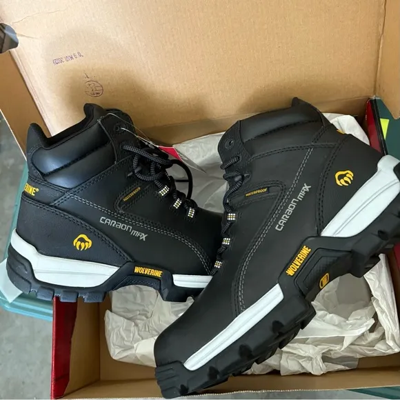 Wolverine Men's TarmacReflective 6 In EH Composite Toe Lace Up Work Boots NWT