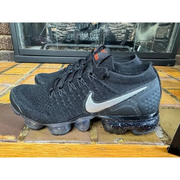 Women’s 5.5 Nike Air Vapormax Flyknit Gator ISPA Black Silver Running AR8557-001