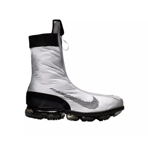 Women’s 5.5 Nike Air Vapormax Flyknit Gator ISPA Black Silver Running AR8557-001