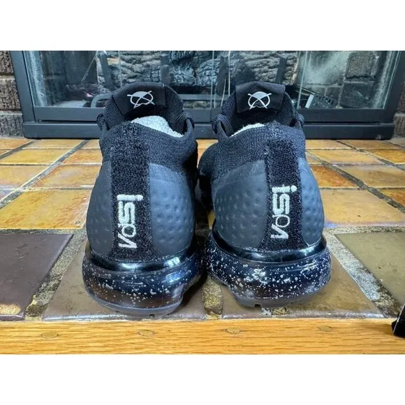 Women’s 5.5 Nike Air Vapormax Flyknit Gator ISPA Black Silver Running AR8557-001