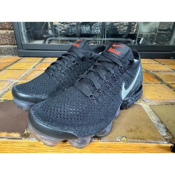 Women’s 5.5 Nike Air Vapormax Flyknit Gator ISPA Black Silver Running AR8557-001