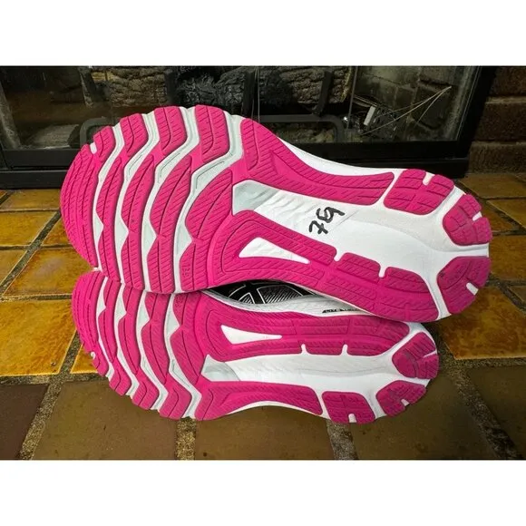 Women’s 6.5 Asics GT2000 10 Pink Grey Athletic Running Shoes 1012b045