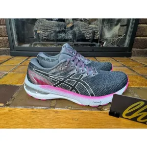 Women’s 6.5 Asics GT2000 10 Pink Grey Athletic Running Shoes 1012b045