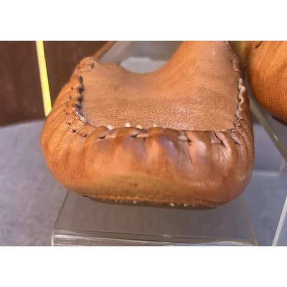 Women's Cole Haan Evelyn Brown Leather Mocc Driver Comfort/Casual Shoes 8.5B