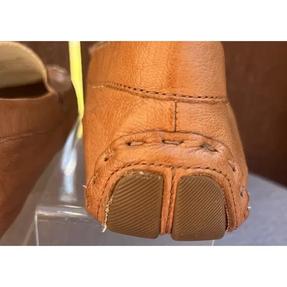 Women's Cole Haan Evelyn Brown Leather Mocc Driver Comfort/Casual Shoes 8.5B