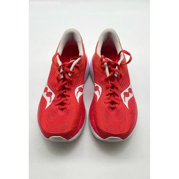 Women's GREAT CONDITION Saucony Red/White Kinvara Pro Running Shoes - Size 11