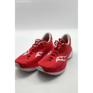 Women's GREAT CONDITION Saucony Red/White Kinvara Pro Running Shoes - Size 11