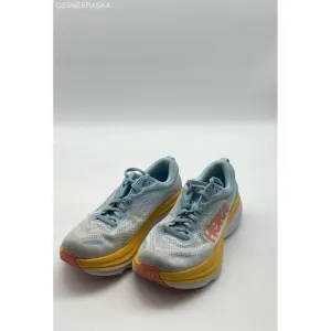 Women's Hoka Bondi 8 Summer Song Running Shoes - Size 9B, No Insoles