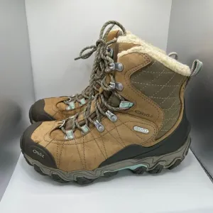 Women’s Oboz Bridger 7” Insulated Waterproof Hiking Boots Size 7