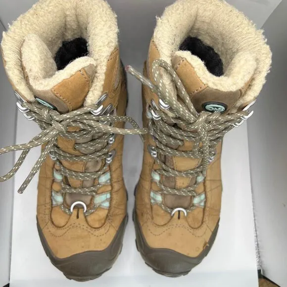 Women’s Oboz Bridger 7” Insulated Waterproof Hiking Boots Size 7