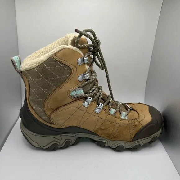 Women’s Oboz Bridger 7” Insulated Waterproof Hiking Boots Size 7