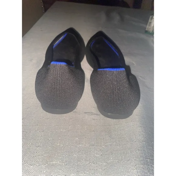 Women's Rothy's Flats Black Blue Size 7.5