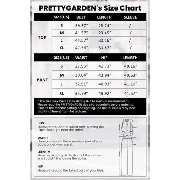 Womens Sleeveless Suit Vest And Wide Leg Pants Business Casual Blazer Set