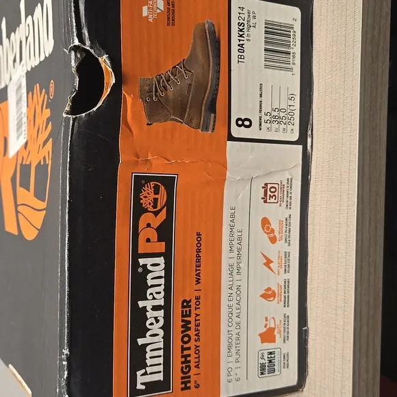 Women's Timberland Pro Hightower 6&quot; Alloy Safety Toe Waterproof Work Boots