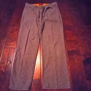 Work Pants Casual Trousers Straight Leg‎ Olive Green Pants