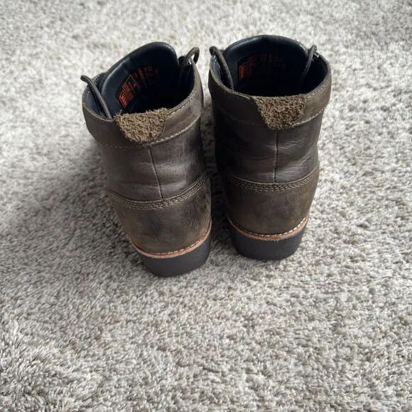 Worx By Red Wing Shoes Steel Toe Chukka Ankle Work Boots Brown Women’s 8.5
