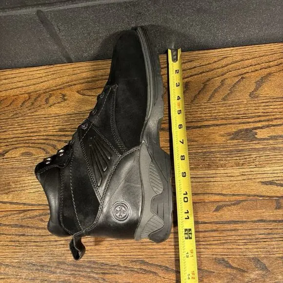 Wrangler Jaques Black Suede Leather Soft Toe Hiking Work Boots Men’s 11 Wide