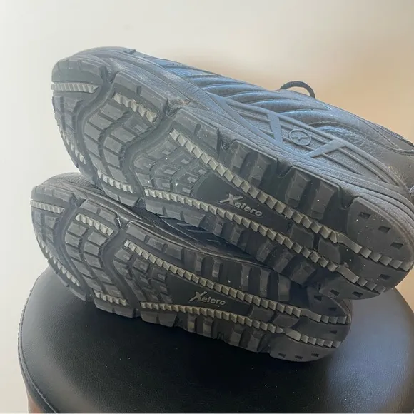 Xelero Matrix Orthotic Walking Shoes Mens Size 10.5 6 E Black Leather