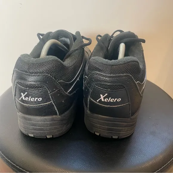 Xelero Matrix Orthotic Walking Shoes Mens Size 10.5 6 E Black Leather