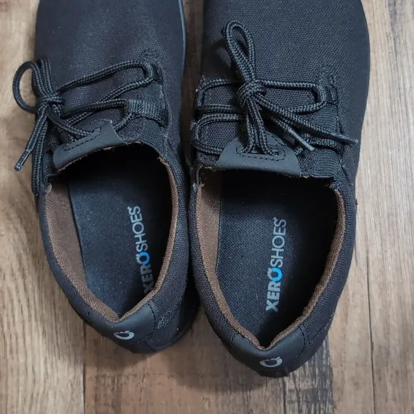 Xero Ipari Hana Canvas Lightweight Barefoot Running Sneakers Blackout Size 7.5
