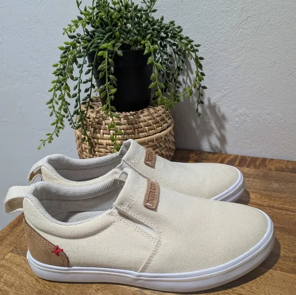 Xtratuf Canvas Sharkbyte Deck Shoe Tan Size 7