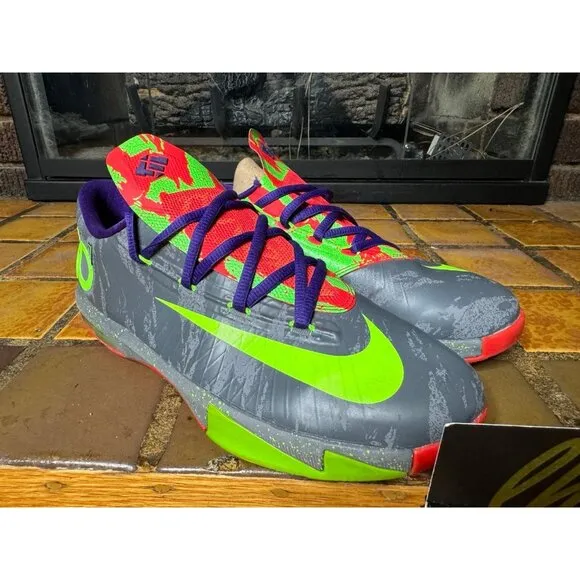 Youth 6.5 Nike KD Kevin Durant 6 Energy Athletic Basketball Shoes 599477-004