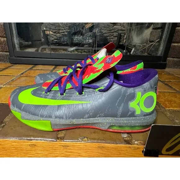 Youth 6.5 Nike KD Kevin Durant 6 Energy Athletic Basketball Shoes 599477-004
