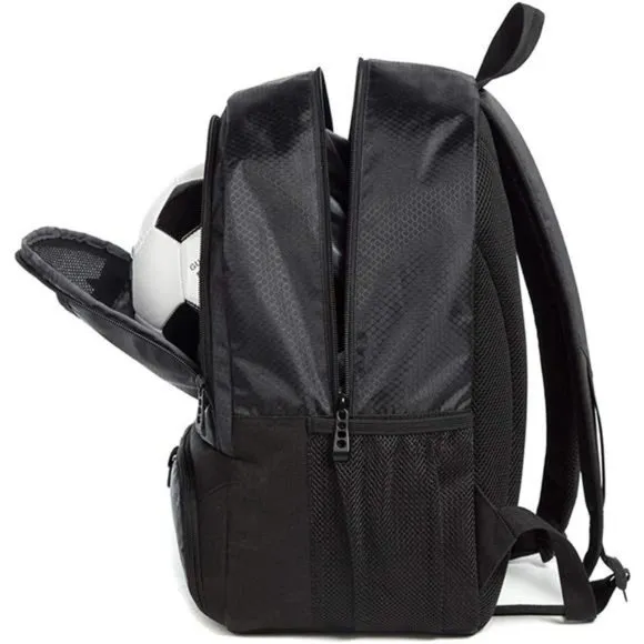 Youth Soccer Bags Boys Girls Soccer Backpack with Ball Compartment Sports Bag
