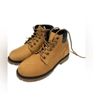 Zara Boy’s Suede Zipper Warm Hiking Boots 36 U.S. Size 4
