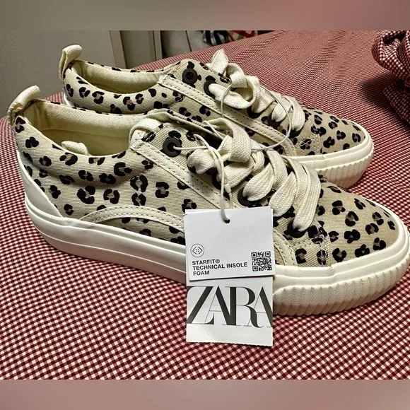 ZARA leopard print sneakers 3462/330