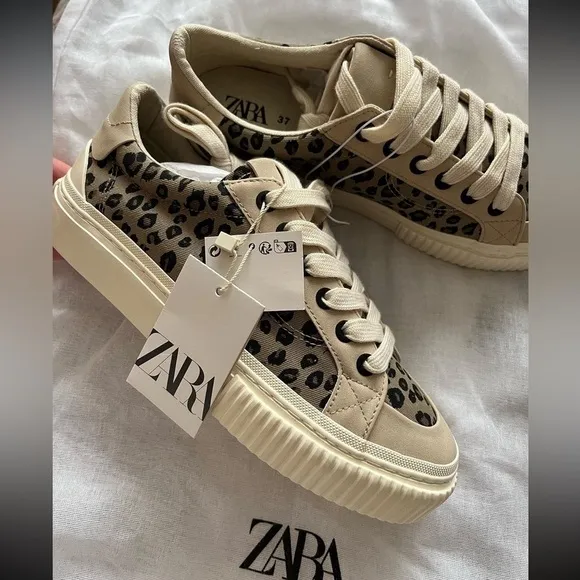ZARA leopard print sneakers 3462/330