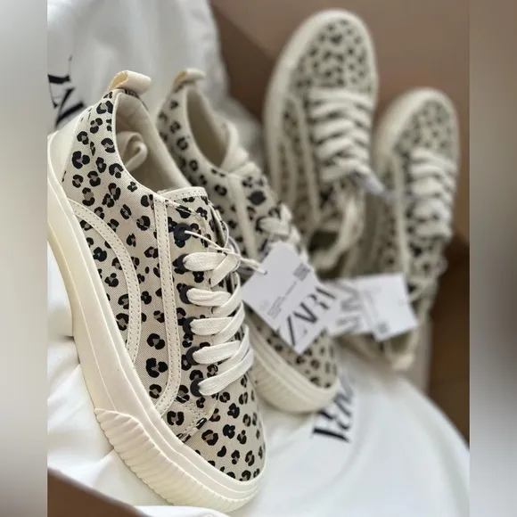 ZARA leopard print sneakers 3462/330