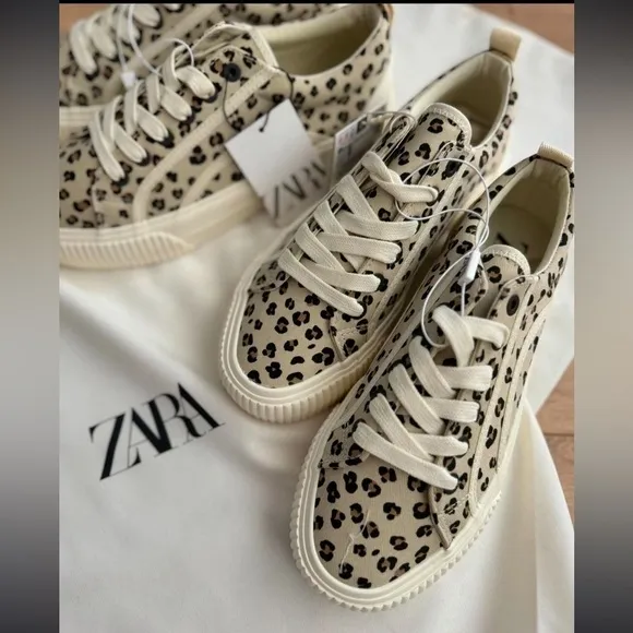 ZARA leopard print sneakers 3462/330