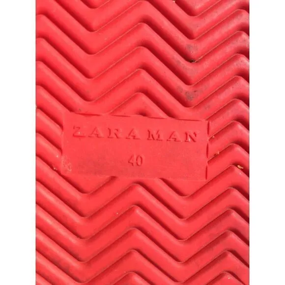 Zara Man Red Shoes size 40