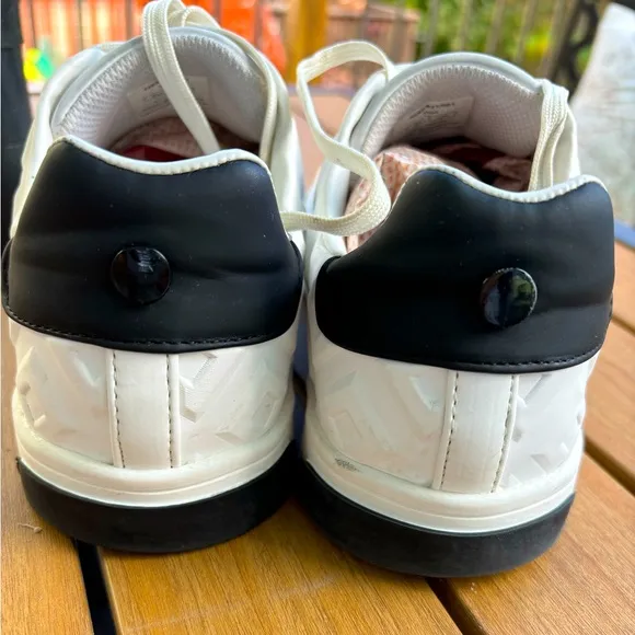 Zara white leather sneakers for men size 41 /8