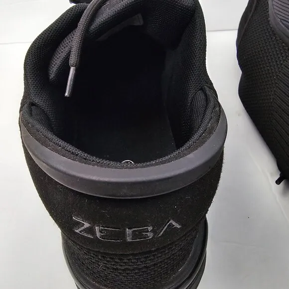 Zeba Men's Black Extra Wide Hands Free Slip On Sneakers Walking Shoes Size 15XW