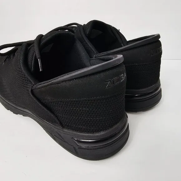 Zeba Men's Black Extra Wide Hands Free Slip On Sneakers Walking Shoes Size 15XW