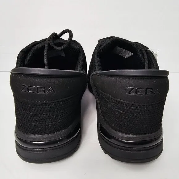 Zeba Men's Black Extra Wide Hands Free Slip On Sneakers Walking Shoes Size 15XW