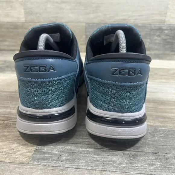 Zeba Shoes Men's 10 Blue Hands Free Slip On Walking Comfort Sneakers