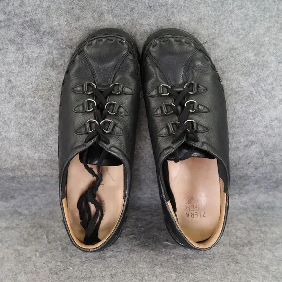 Ziera Shoes Womens 42 Allsorts Sneakers Comfort Walking Leather Lifestyle Black